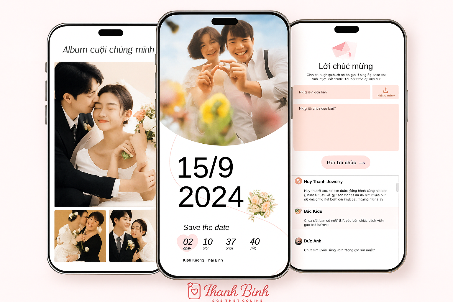 Mẫu thiệp online đẹp với nhiều thiết kế đa dạng cho các sự kiện